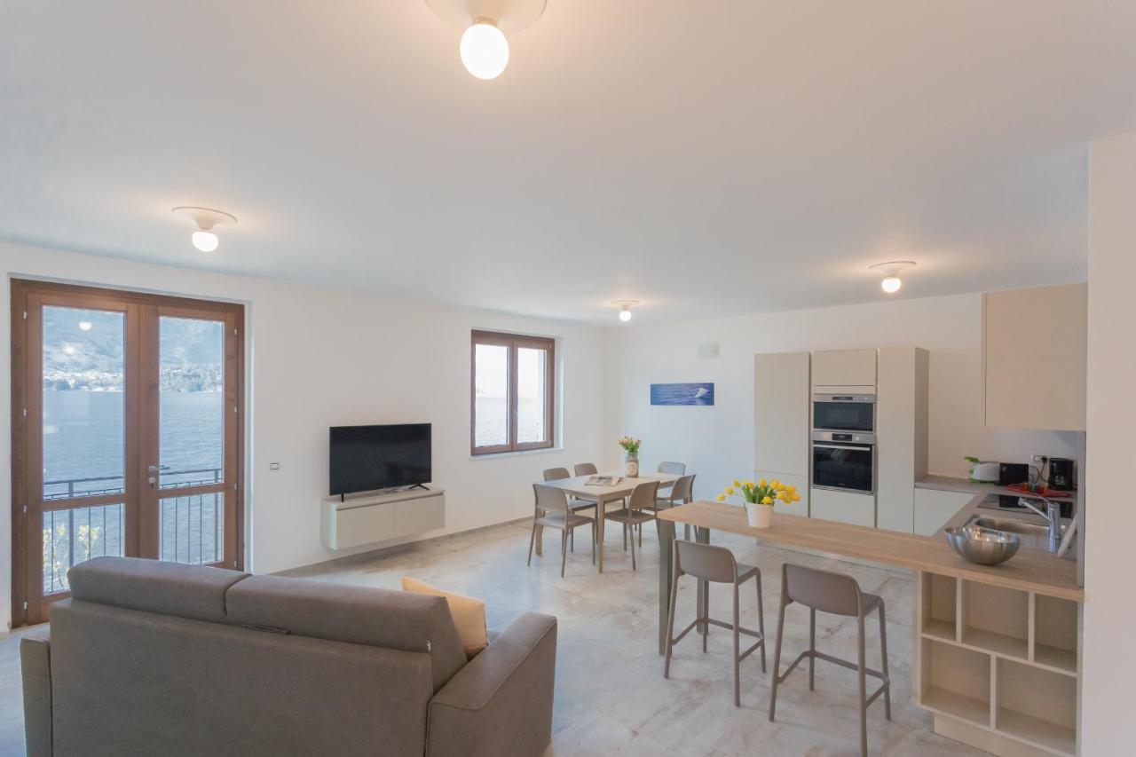 Dream Lake Apartments Lake View - Private Beach By Rent All Como Lezzeno Bagian luar foto